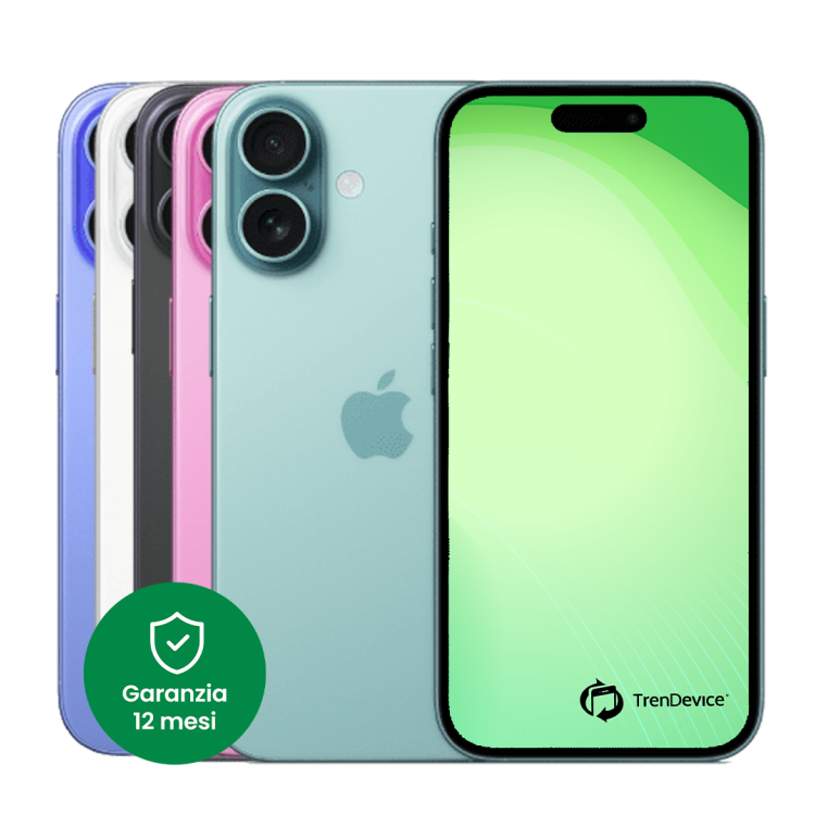 iPhone 16 Plus 256 GB Colore a sorpresa Sim Card (include slot sim) B Ricondizionato