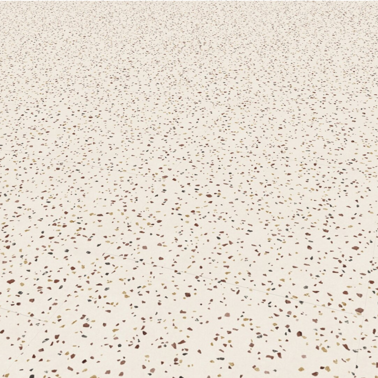 Dalle carrée de sol PVC effet terrazzo prête à poser felizia ocre Gerflor - 61 cm x 61 cm x 0.35 cm — vue 3