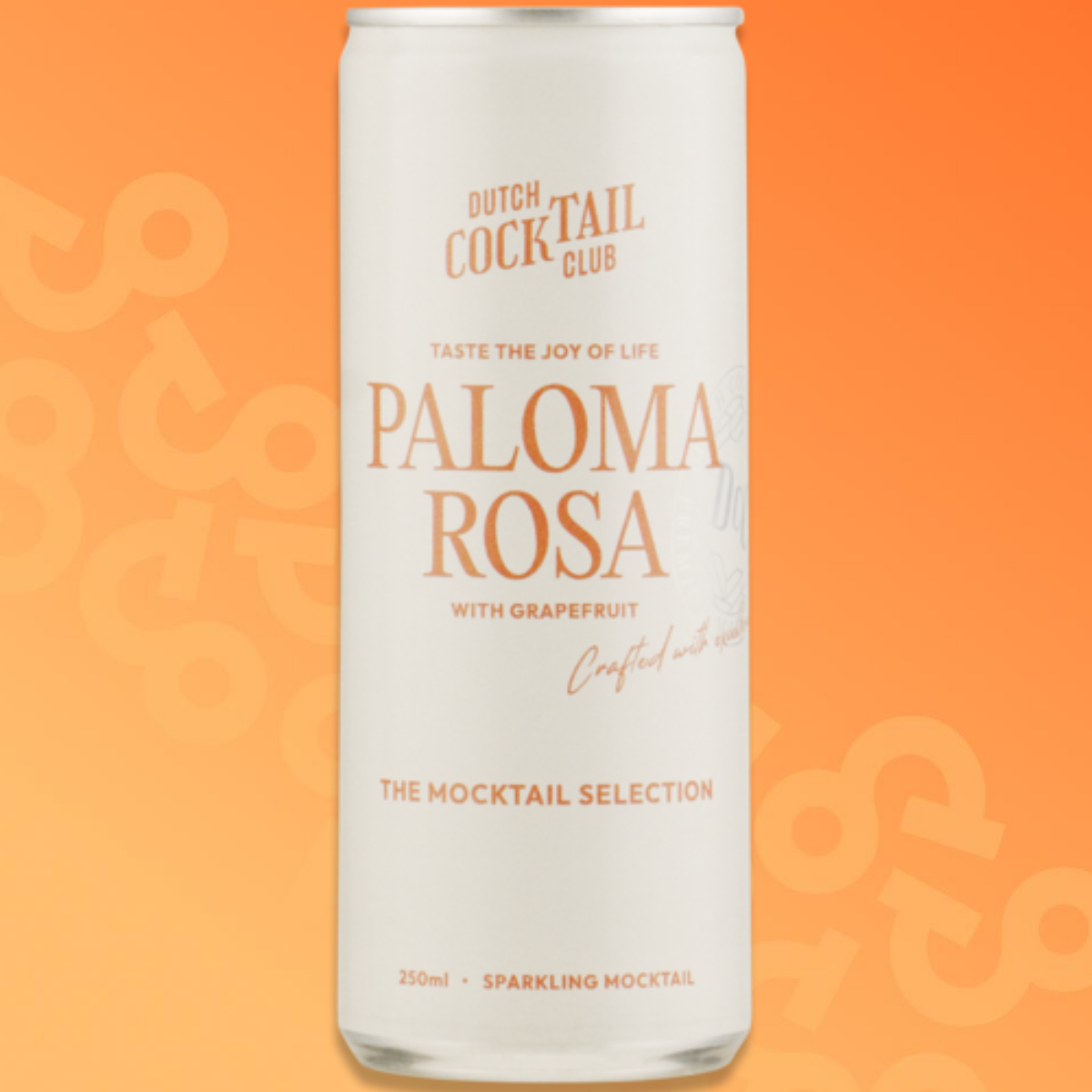 Dutch Cocktail Club Paloma Rosa alcohol-free can 25 cl