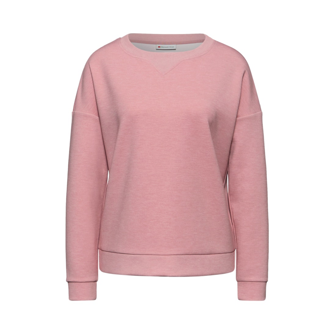 Street One Shirt Ripp-Detail Polyester-Viskose-Esasthan Powder Pink