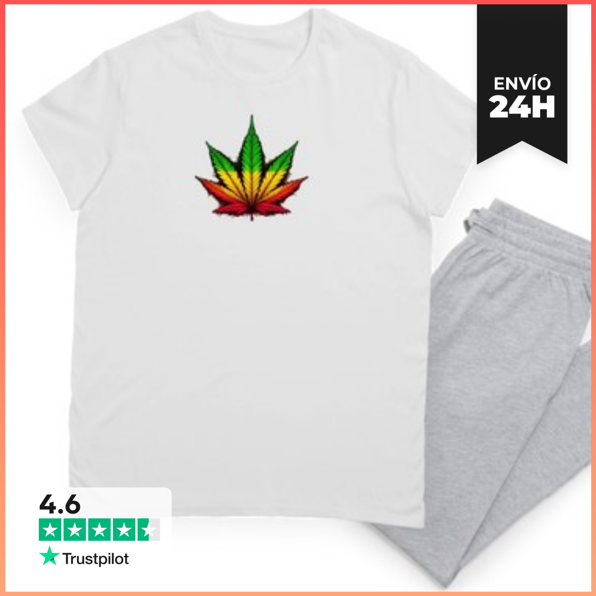 Pijama marijuana tricolor laTostadora
