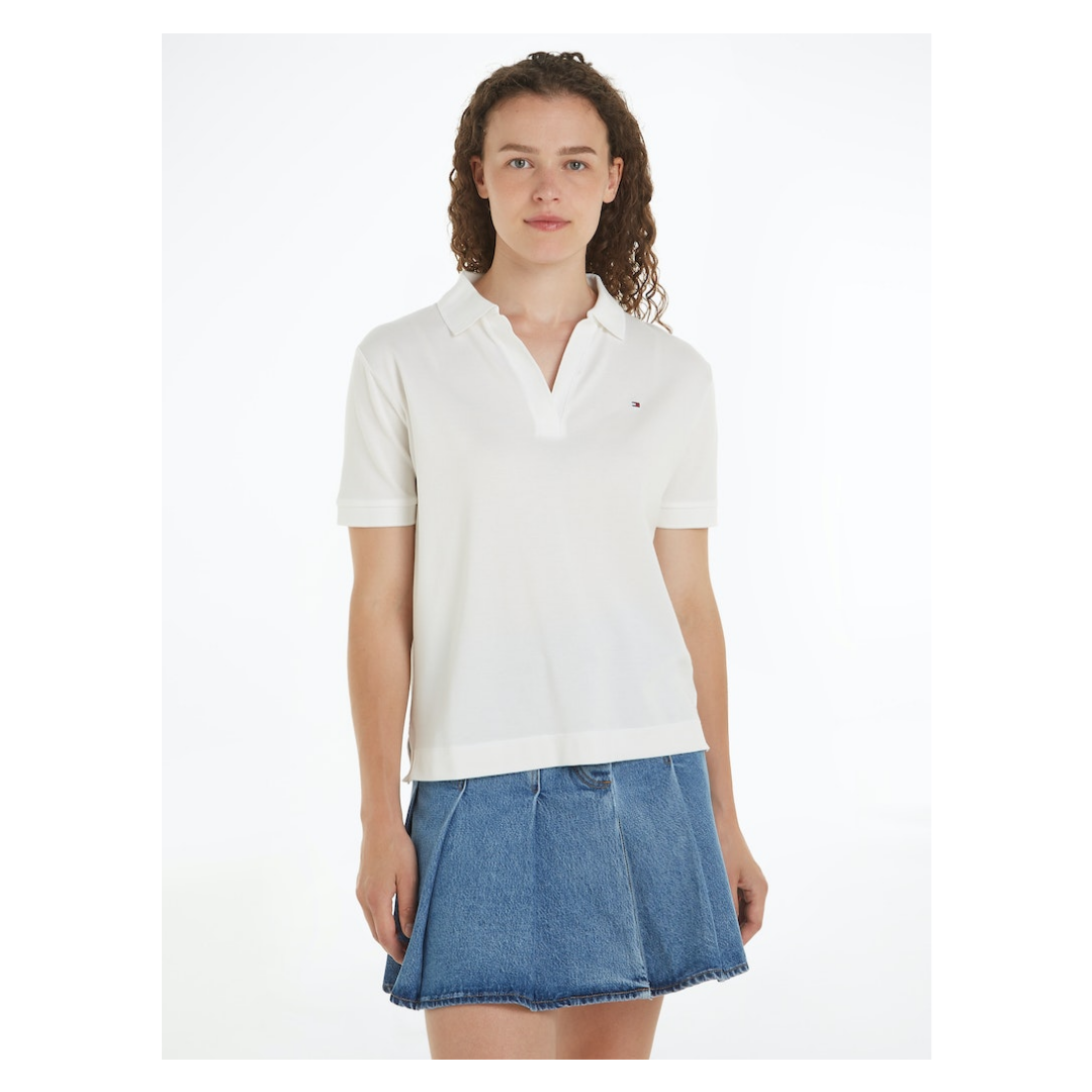 Tommy Hilfiger - Damen T-Shirt - Weiß - Größe: S - bei Tara-M