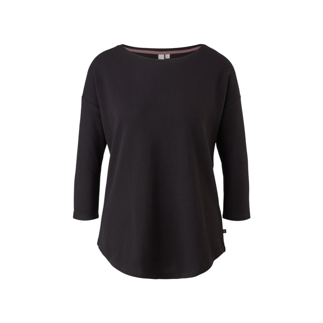 QS - Damen Langarmshirt - Schwarz - Größe: L - bei Tara-M