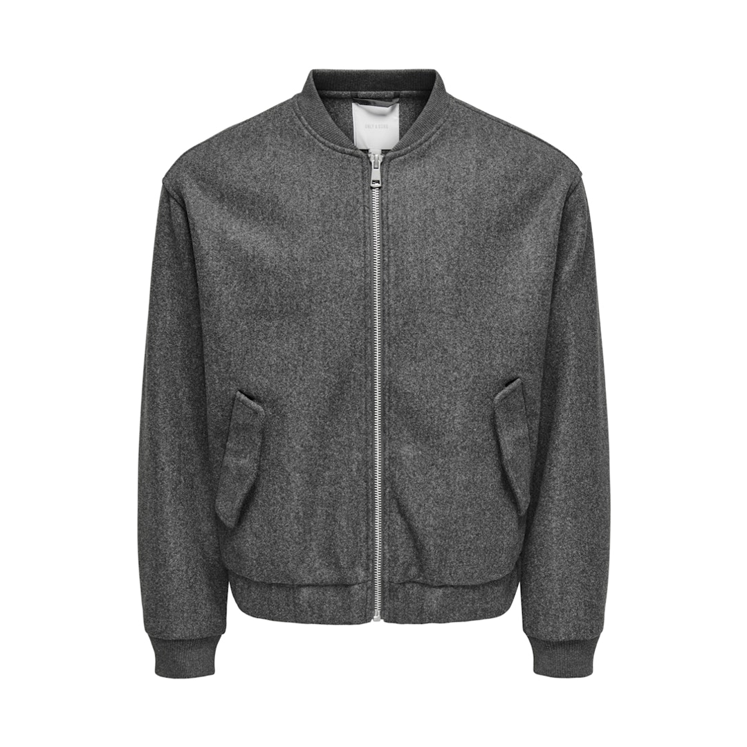 Only & Sons Grau - Bomberjacke - Worf - Gr. - M - Bild 3