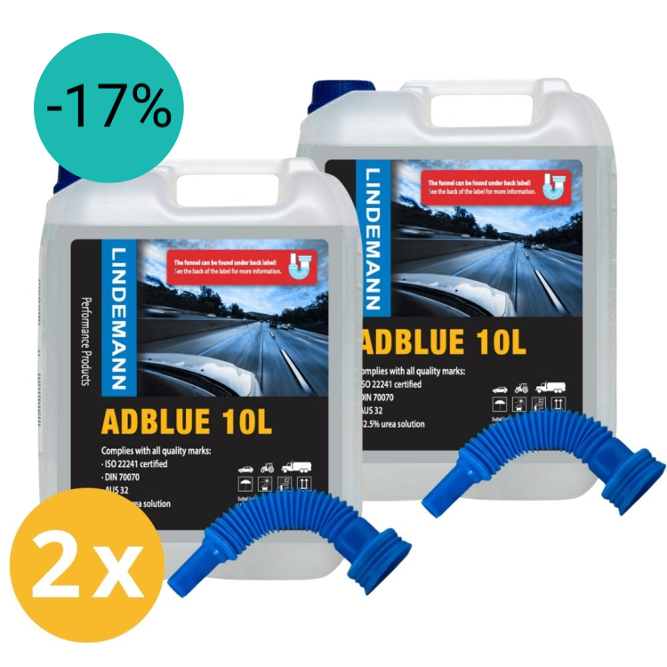 2-Pack Lindemann AdBlue 10 liter | Combideals | Dutch Performance Products