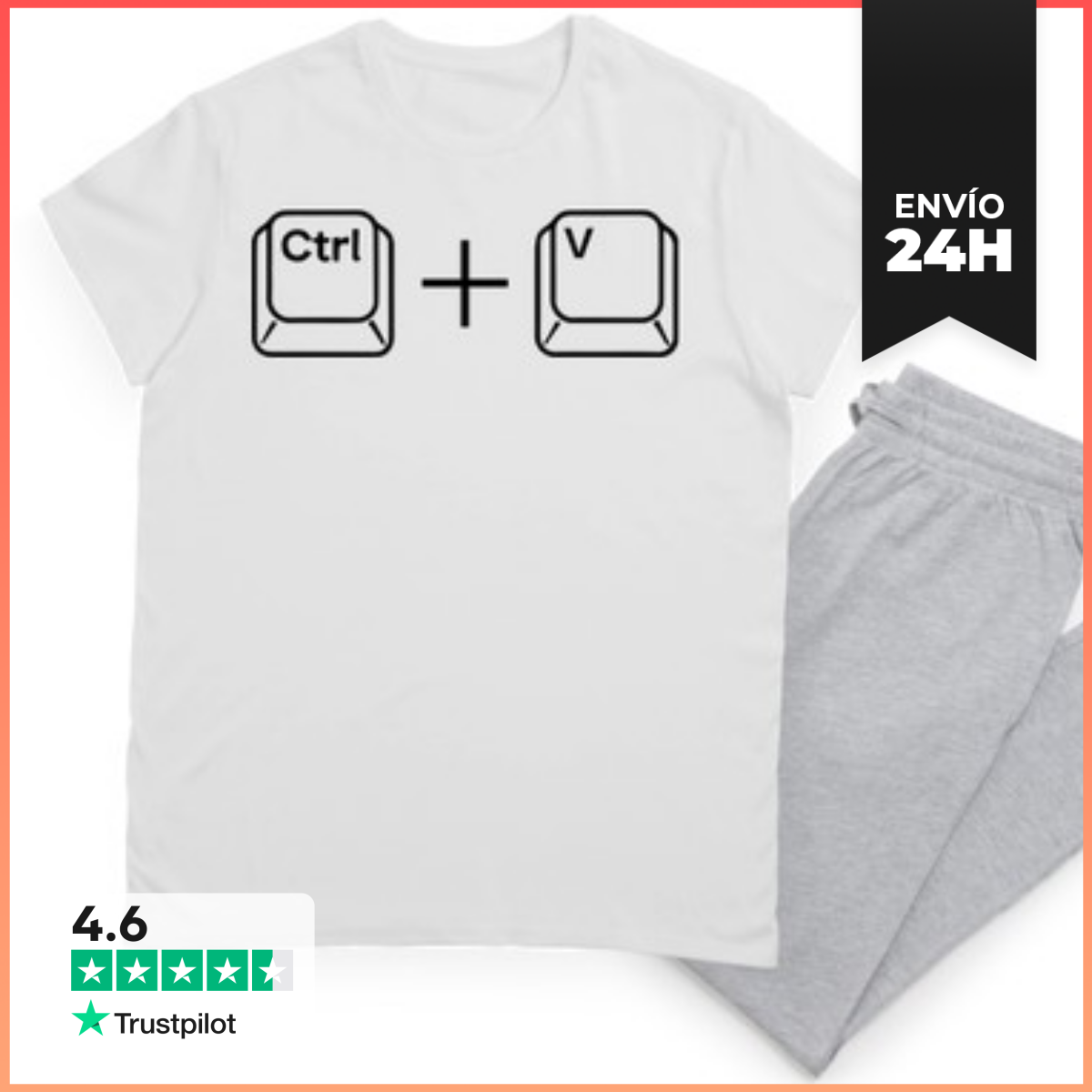 Pijama CTRL V - PEGAR - HIJOS LaTostadora