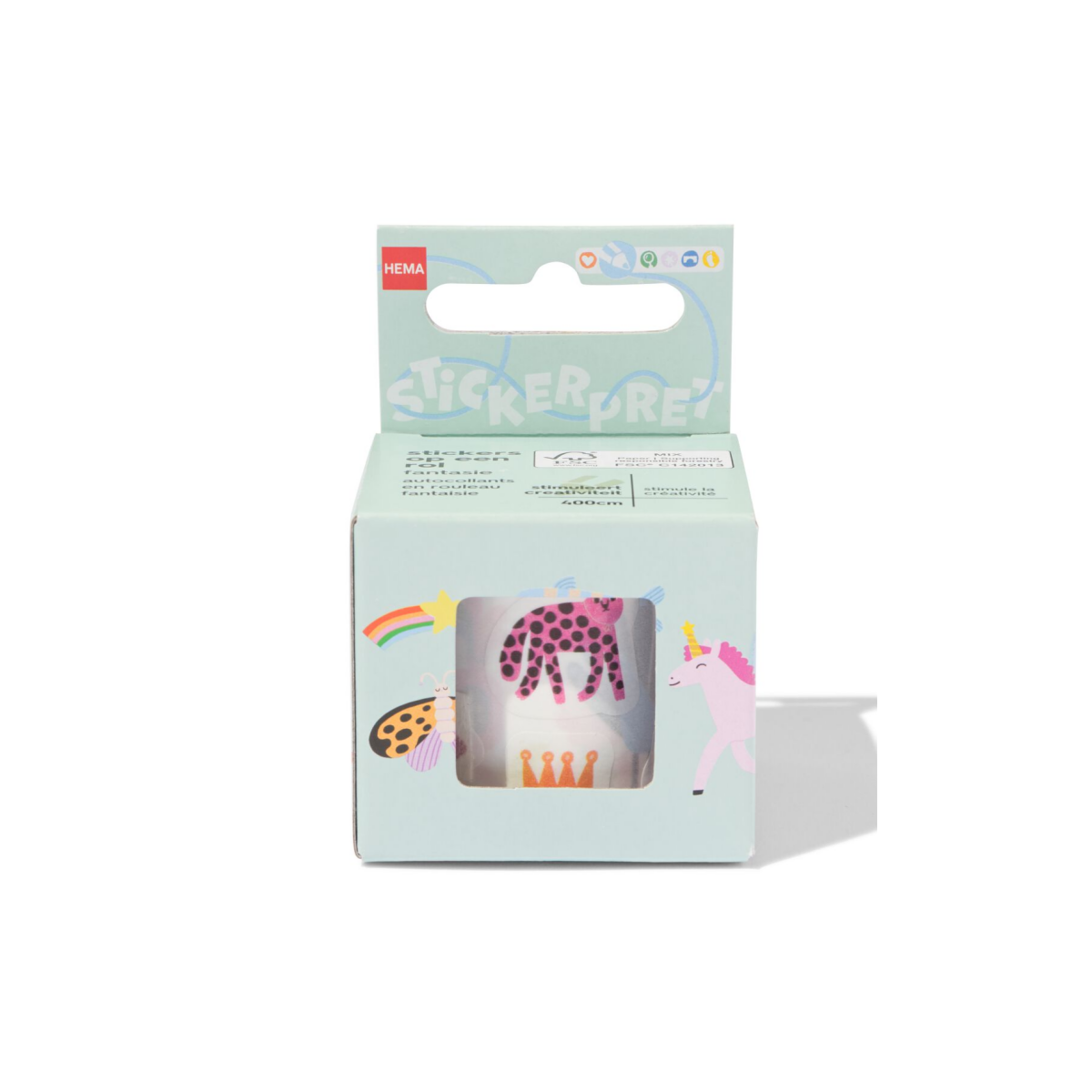 HEMA Stickers op een rol 4m fantasie