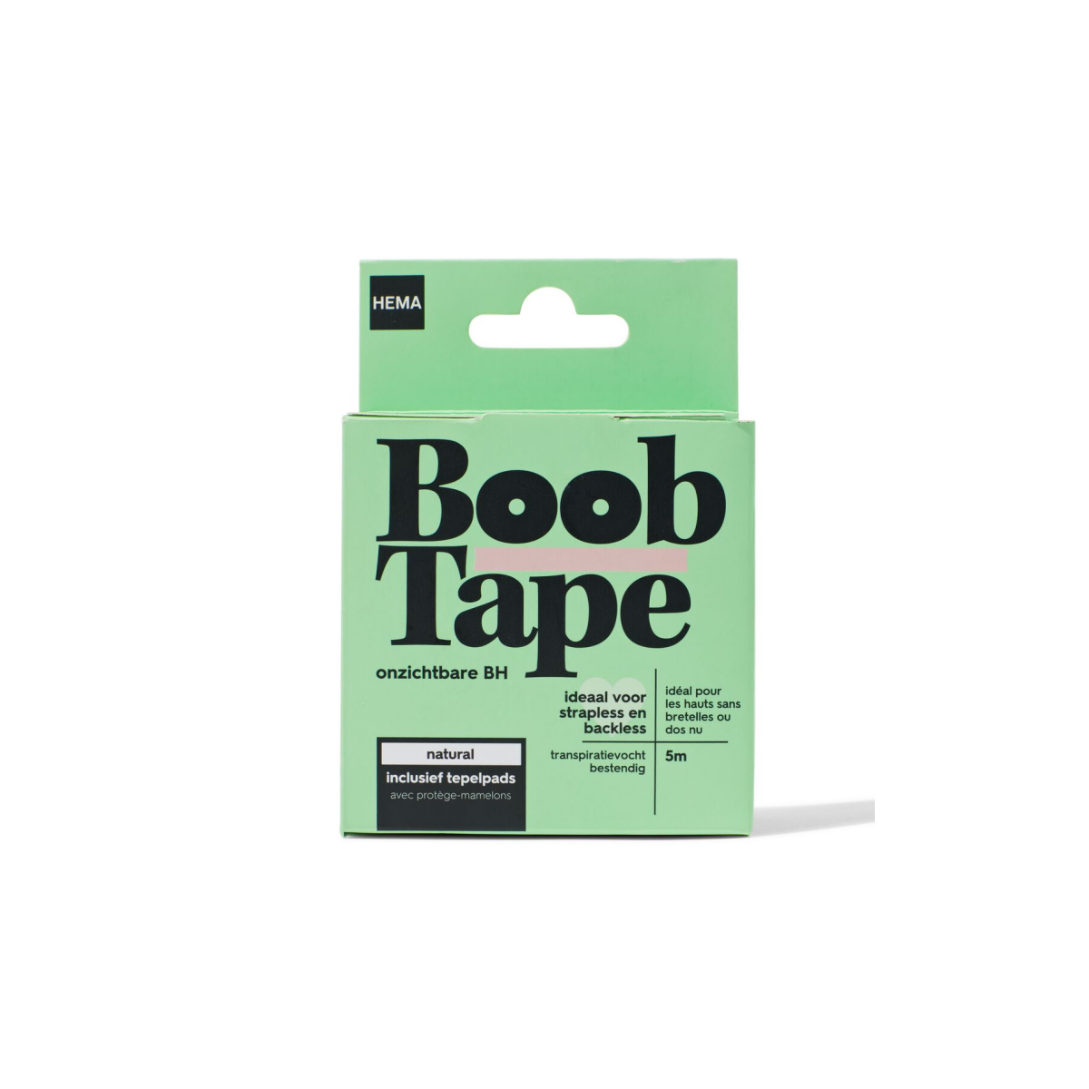 HEMA HEMA Boobtape Beige 5m Inclusief Tepelpads