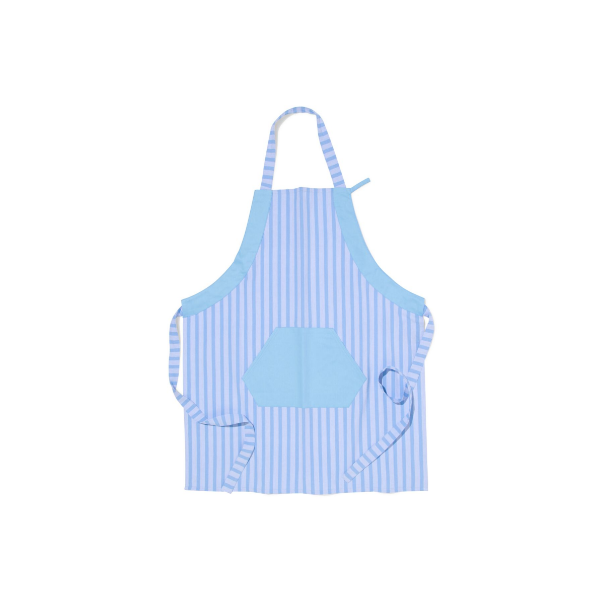 HEMA Schort katoen grijsblauw (blauw)