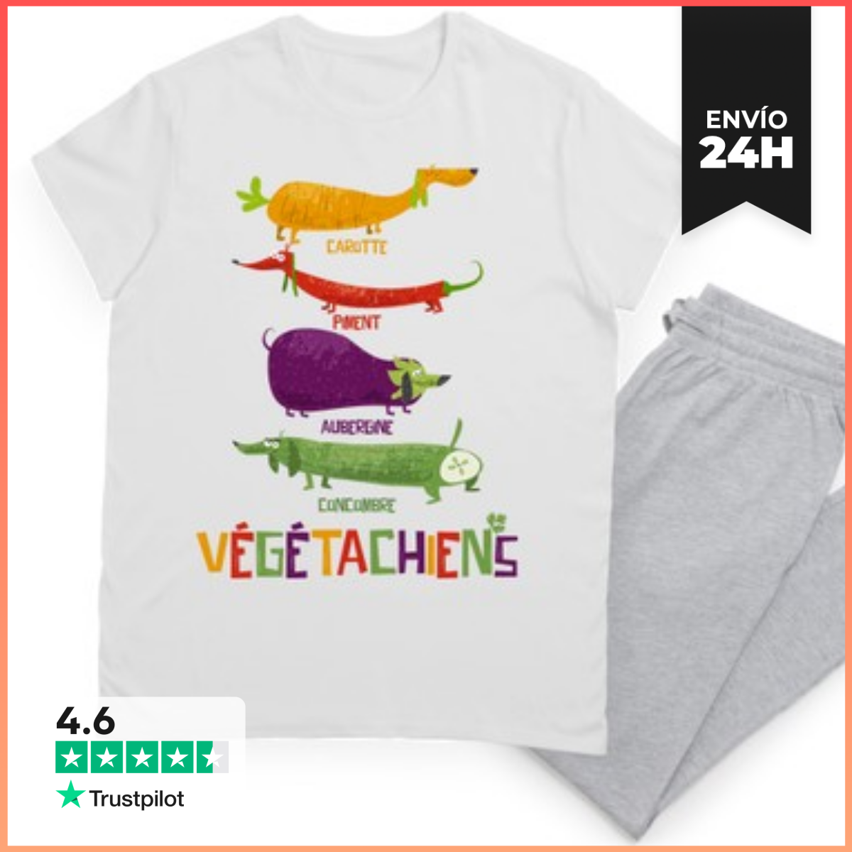 Pijama vegetarianos laTostadora