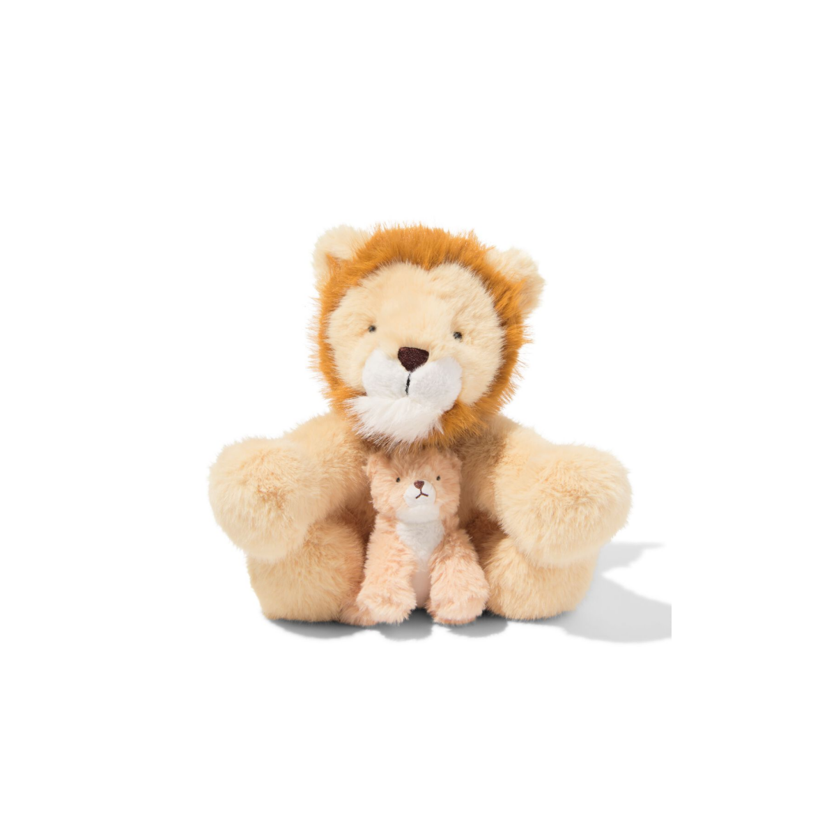 HEMA Knuffel leeuw met baby 31cm