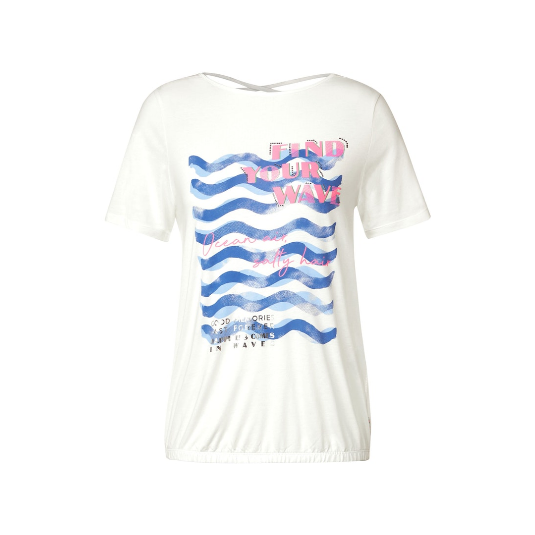 Cecil - Damen T-Shirt - Weiß - Größe: M - bei Tara-M
