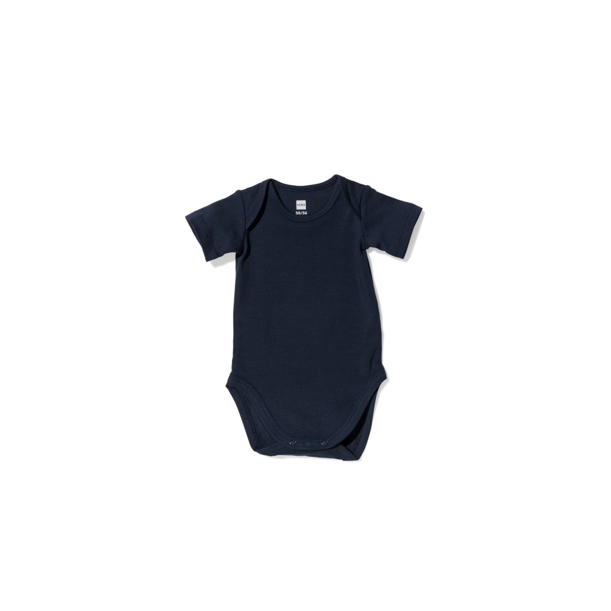 HEMA Romper organic katoen stretch donkerblauw (donkerblauw)