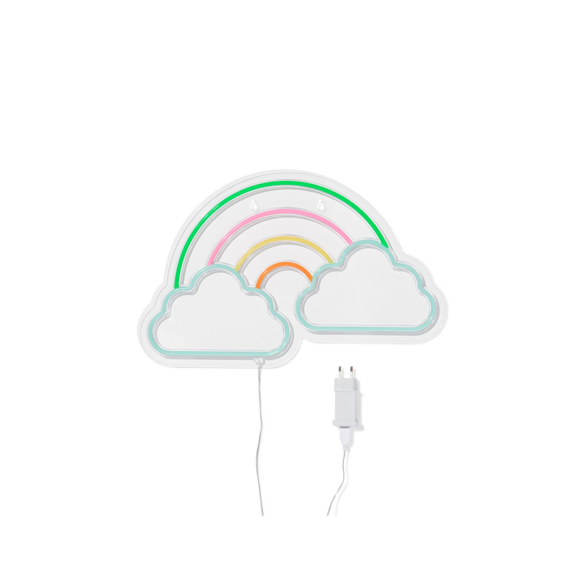 HEMA HEMA Neonlamp 47.8x30.5cm Regenboog