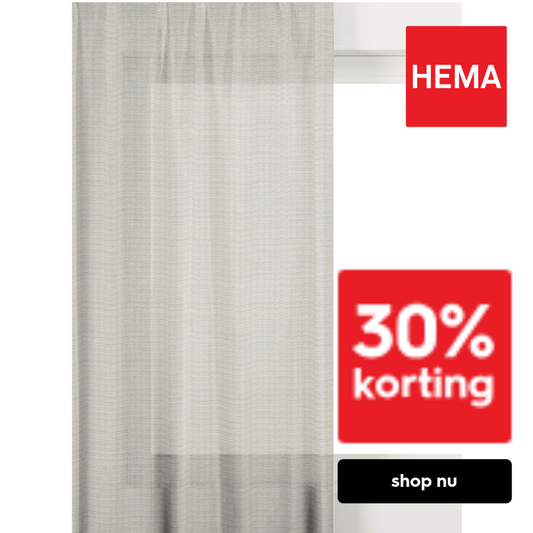 Gordijnstof Overijse lichtdoorlatend ruit lichtblauw (lichtblauw)