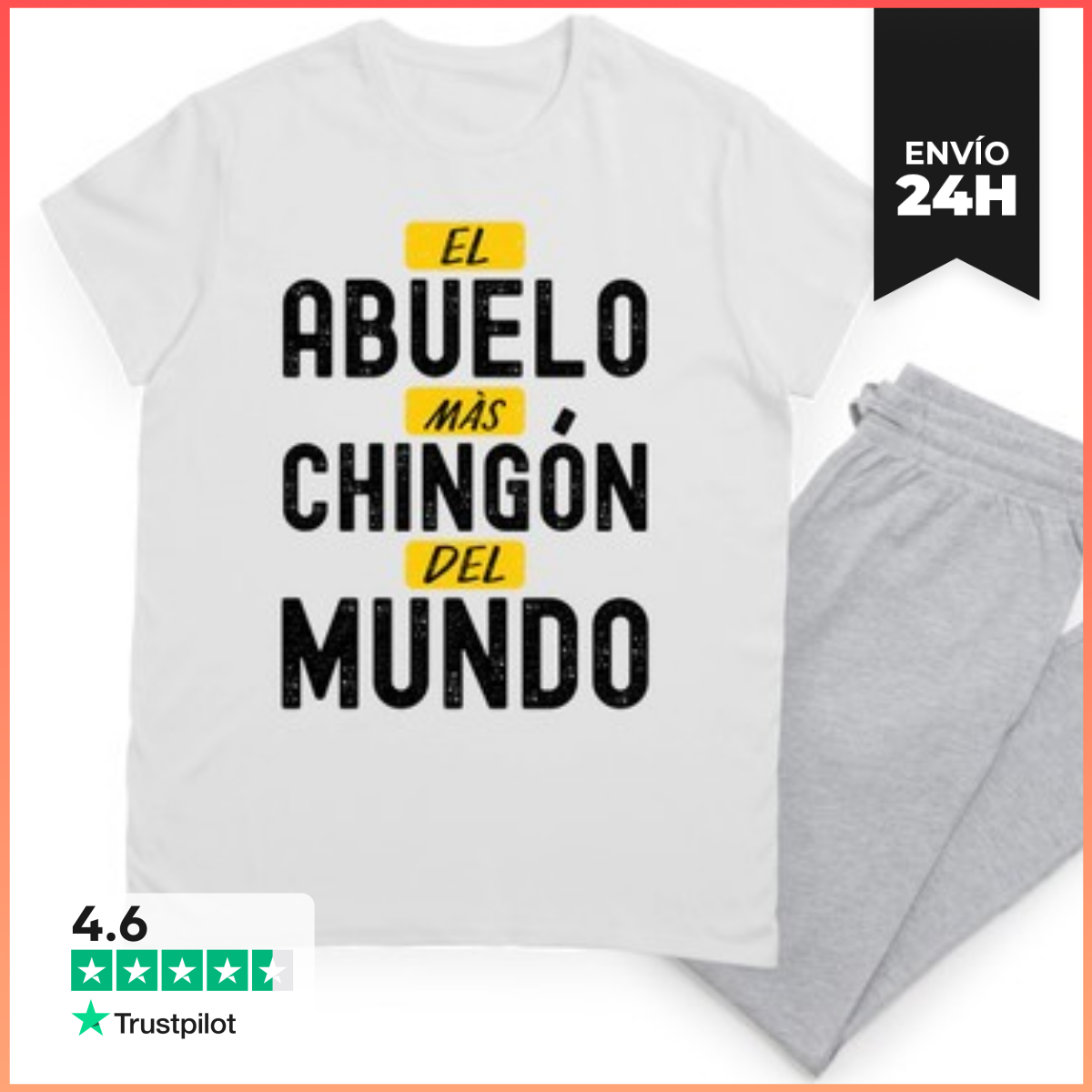 Pijama El abuelo mas chingón del mundo laTostadora