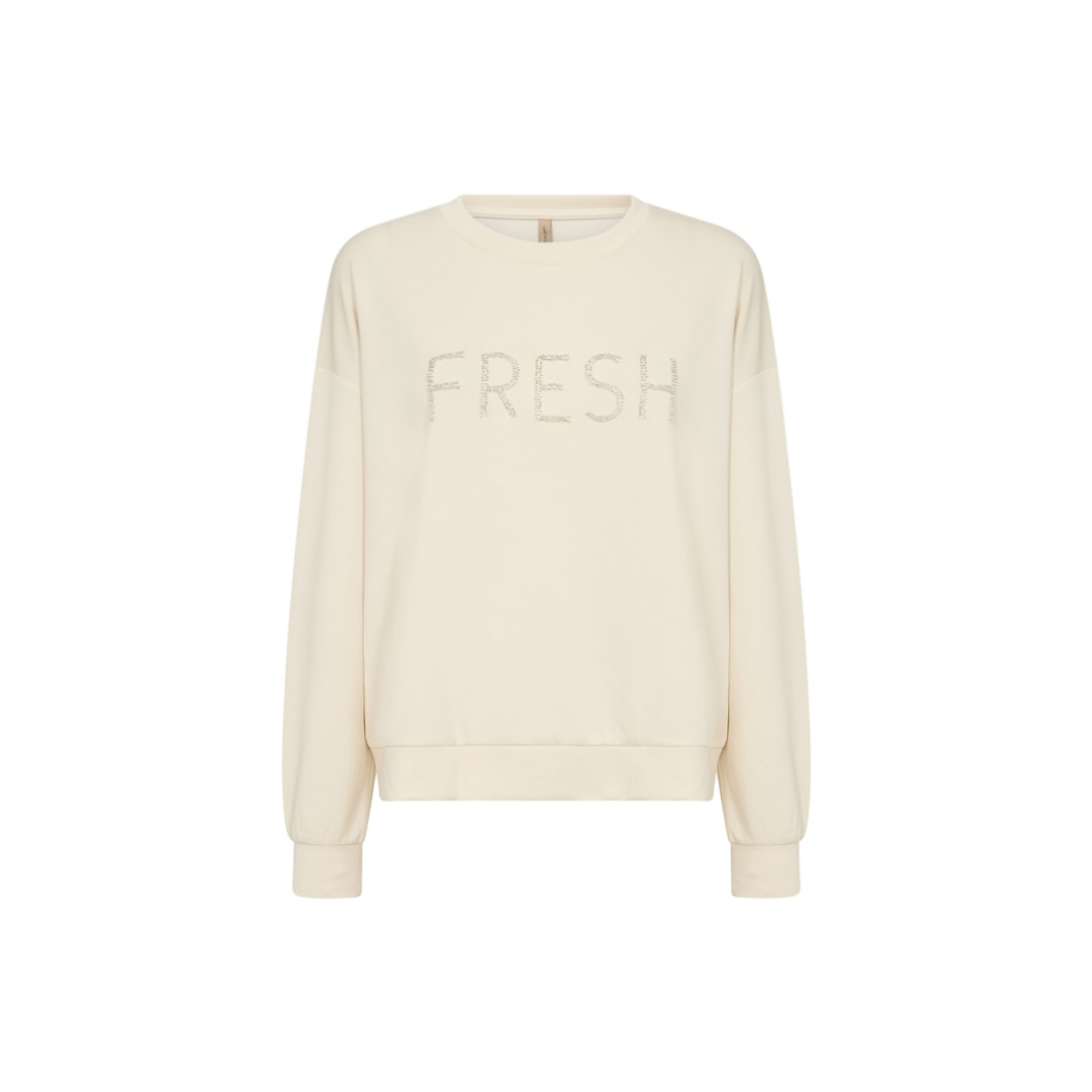 Soyaconcept - Damen Sweatshirt - Weiß - Größe: S - bei Tara-M