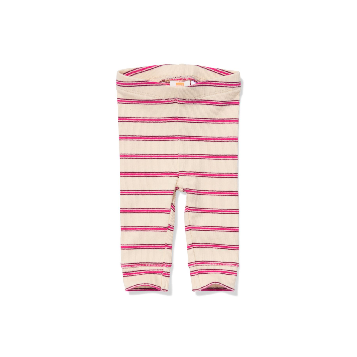 HEMA Baby meegroeilegging rib strepen ecru (ecru)
