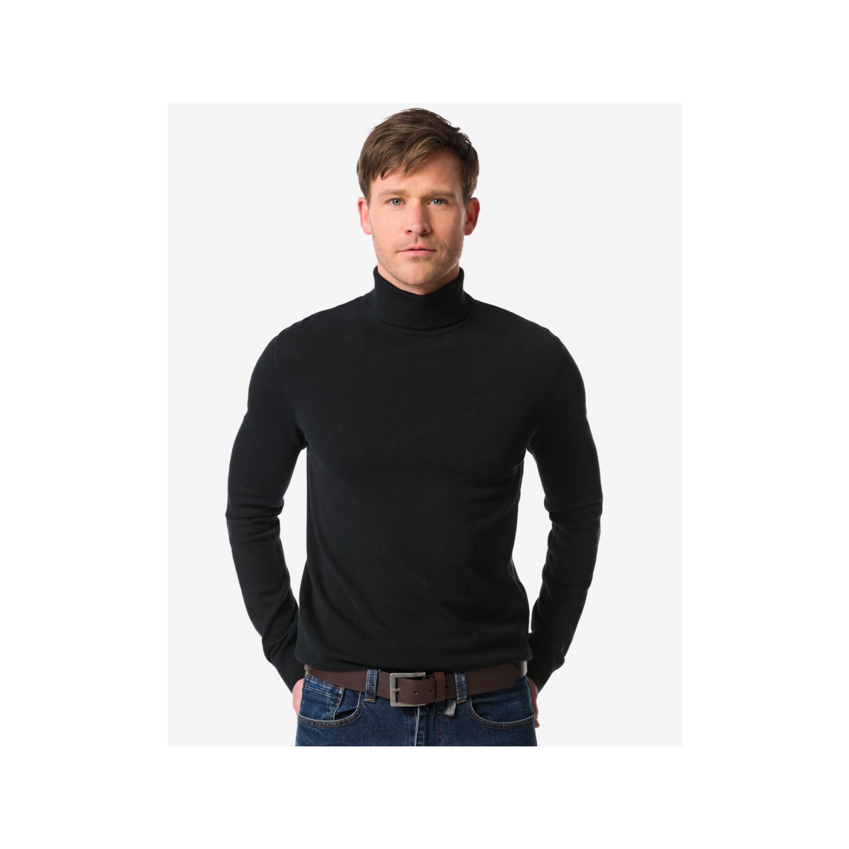 HEMA Heren coltrui zwart (zwart)