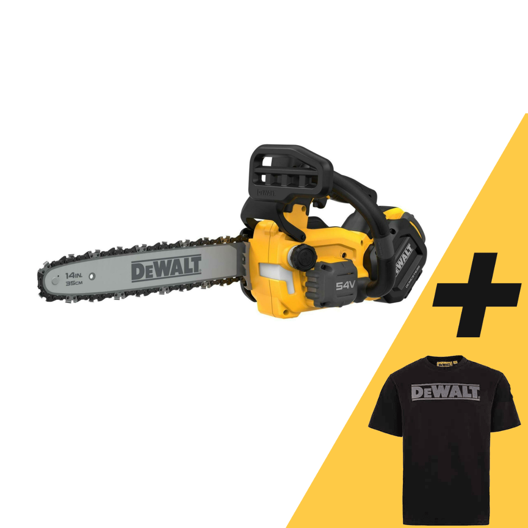 DeWalt DCMCST635X1-QW Accu Kettingzaag | Tophandle | XR 54V | Flexvolt | 35 cm | 9,0Ah Accu + lader - DCMCST635X1-QW