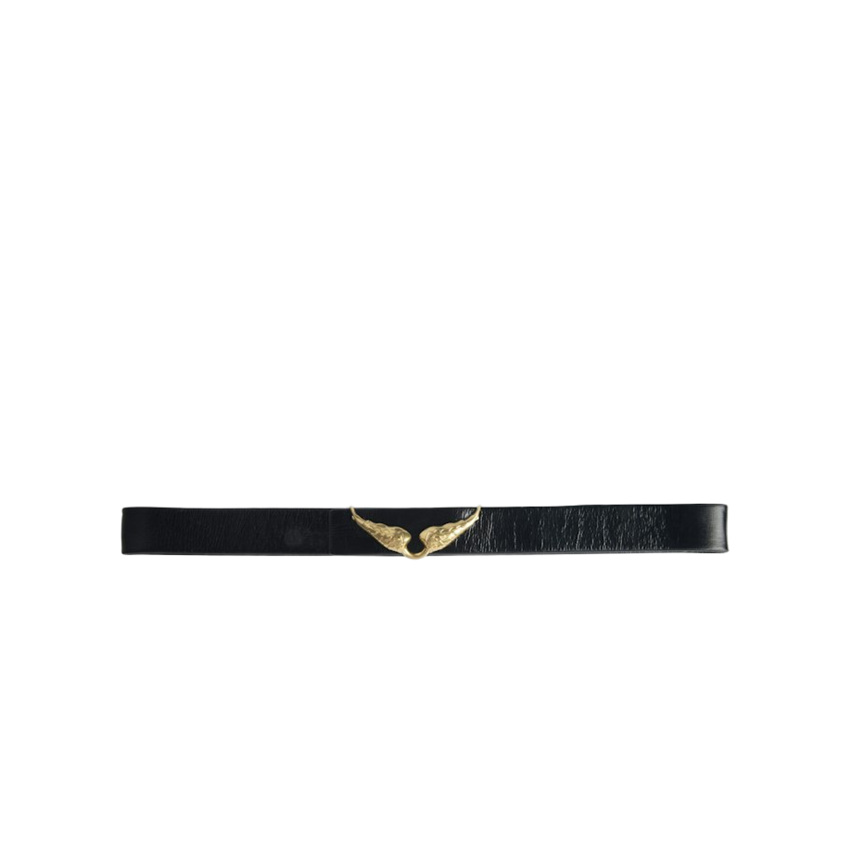 Zadig & Voltaire Donna Noir Cintura Rock Reversible Vintage 30Mm
