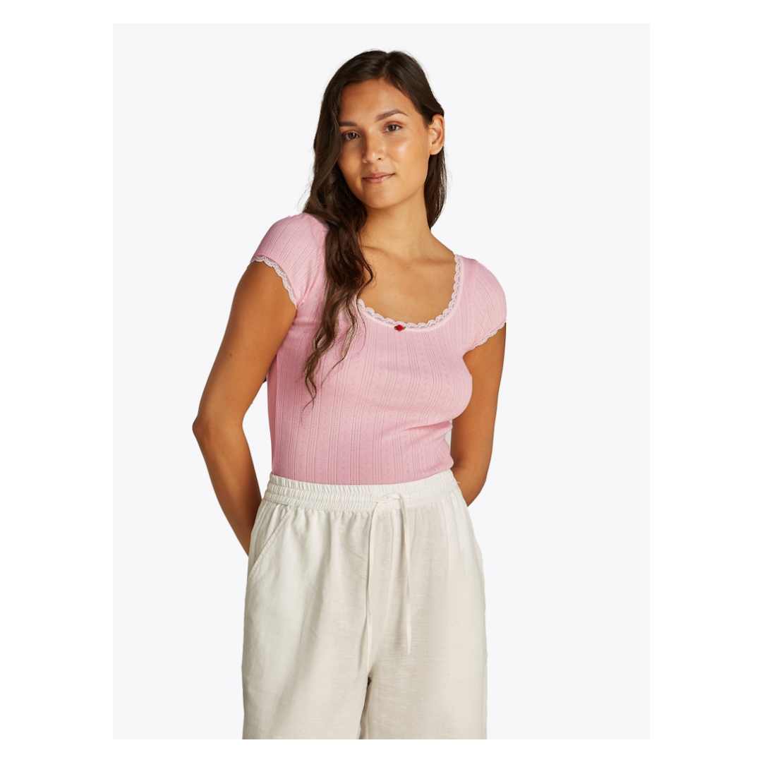 Tommy Jeans Damen T-Shirt Dw0dw20621 günstig online kaufen