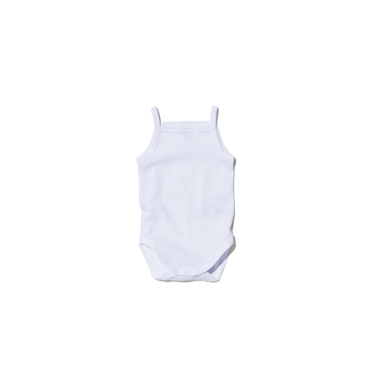HEMA Romper organic katoen stretch - 2 stuks wit (wit)