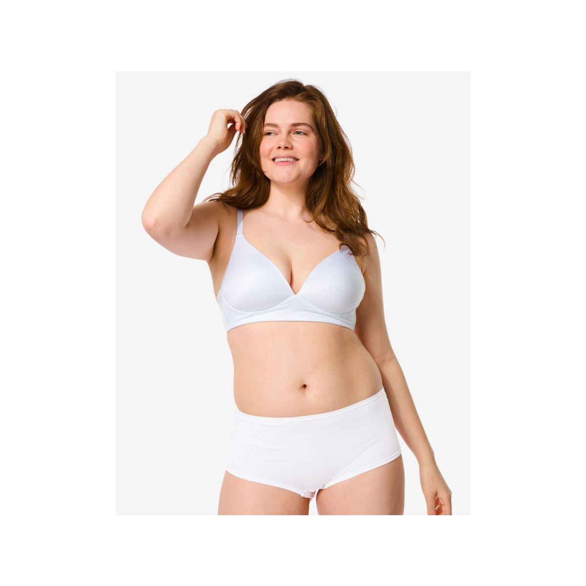 HEMA HEMA Damesboxer Katoen - 2 Stuks Wit (wit)