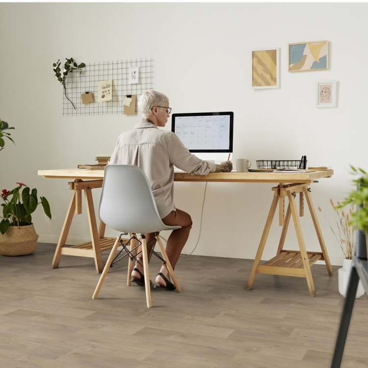 Rouleau 4m de sol PVC effet bois pose libre timber naturel Gerflor - 2500 cm x 400 cm x 0.29 cm — vue 3