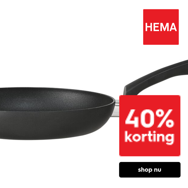 HEMA Koekenpan Ø24cm Malmö (zwart)