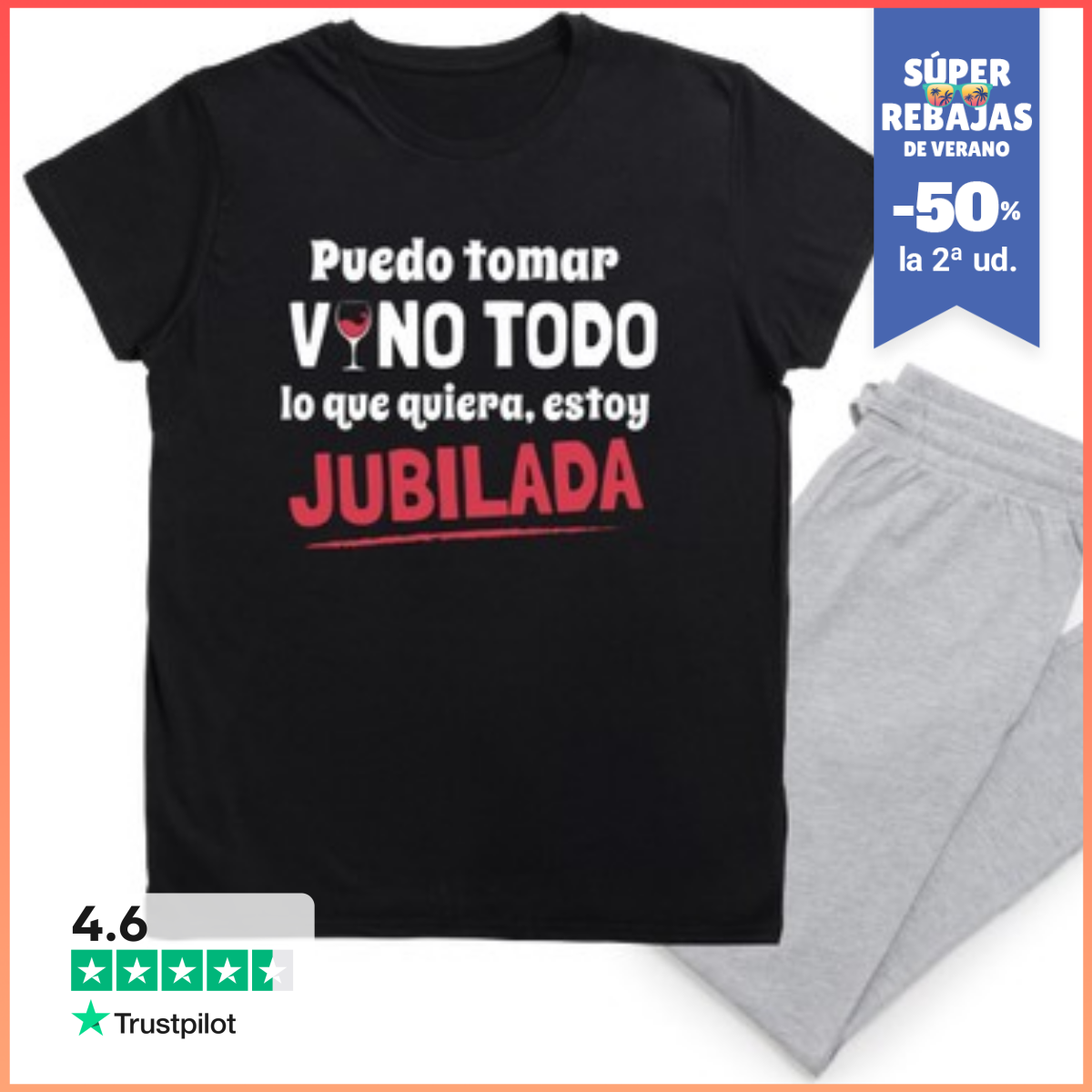 Pijama Puedo Beber Vino Todo Lo Que Quiera, Estoy Jubilado En