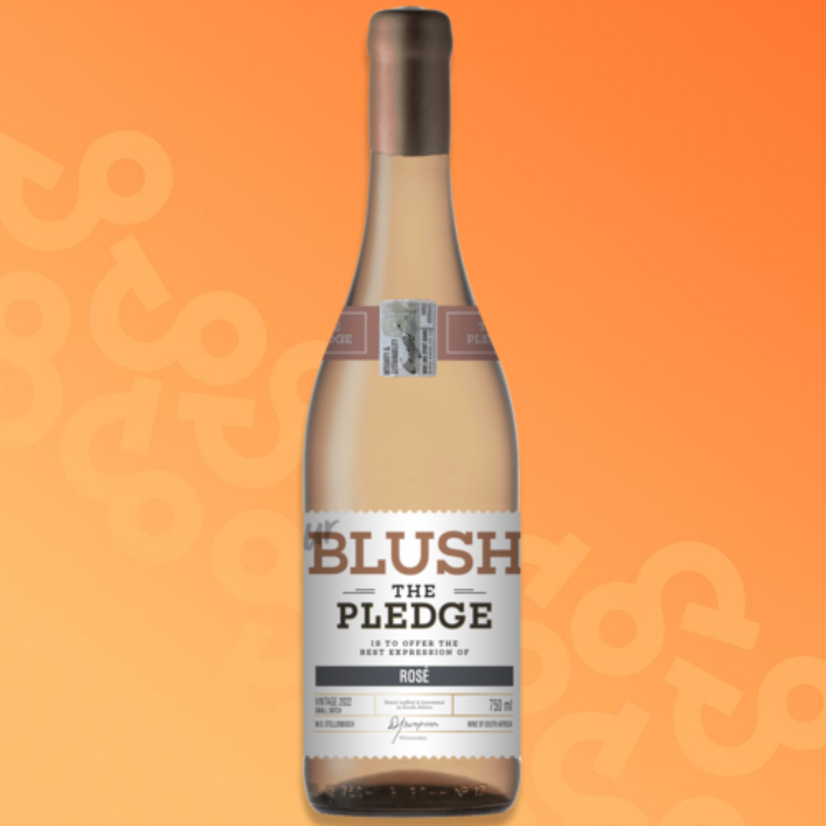Bottiglia The Pledge Il nostro Blush Rosé 75 cl