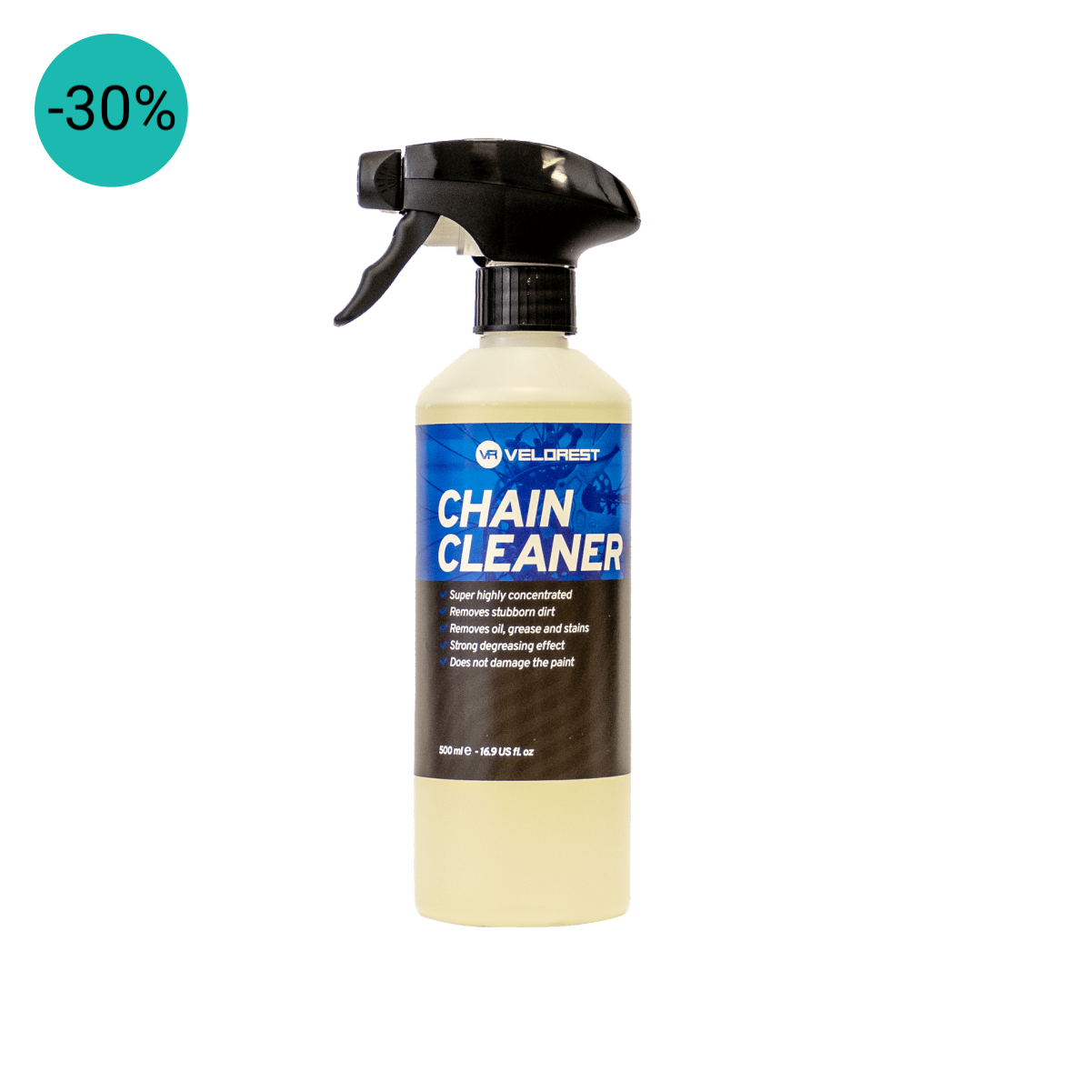 Velorest Chain Cleaner 500ML / fietsketting reinigen, kettingreiniger & ontvetter | Dutch Performance Products