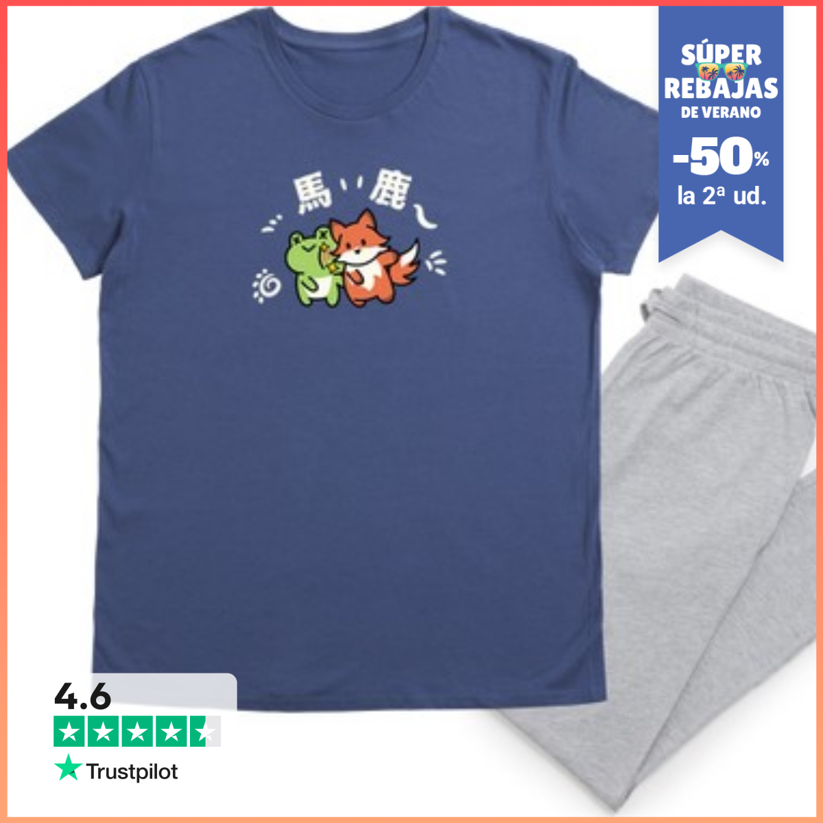 Pijama Baka Golpeando Zorro Kawaii Anime LaTostadora