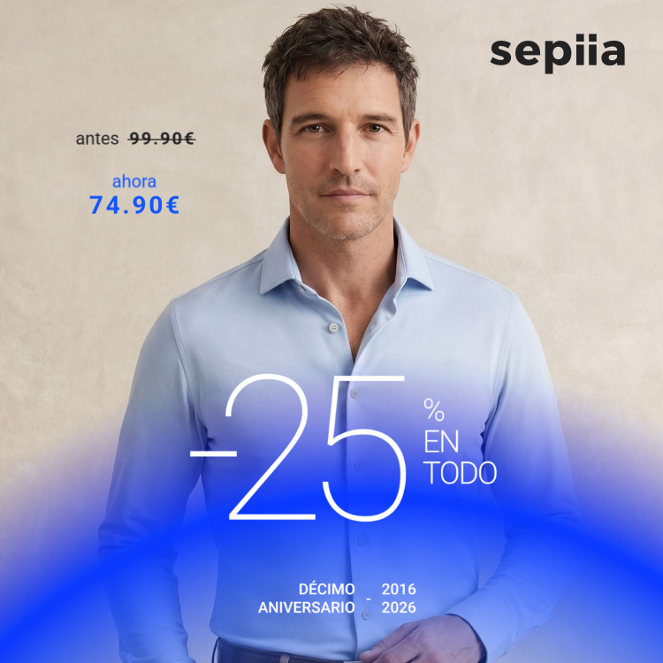 Camisa de vestir hombre celeste slim