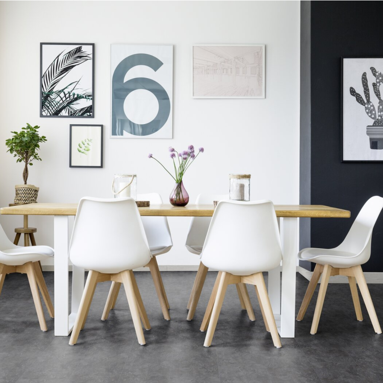 Dalle rectangulaire de sol PVC effet pierre auto-adhésive night slate Gerflor - 60.9 cm x 30.5 cm x 0.2 cm