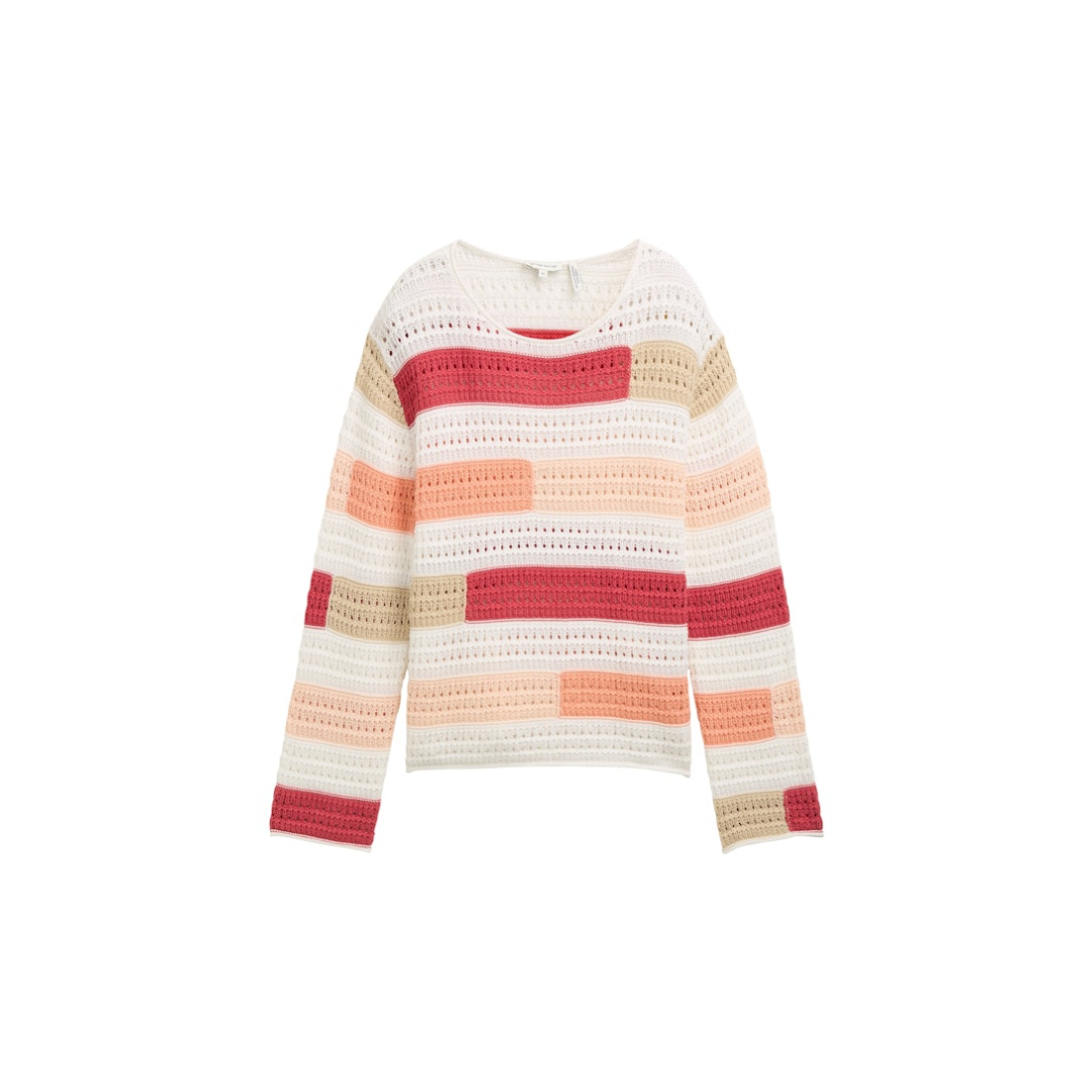 Tom Tailor - Damen Pullover - Rot - Größe: M - bei Tara-M