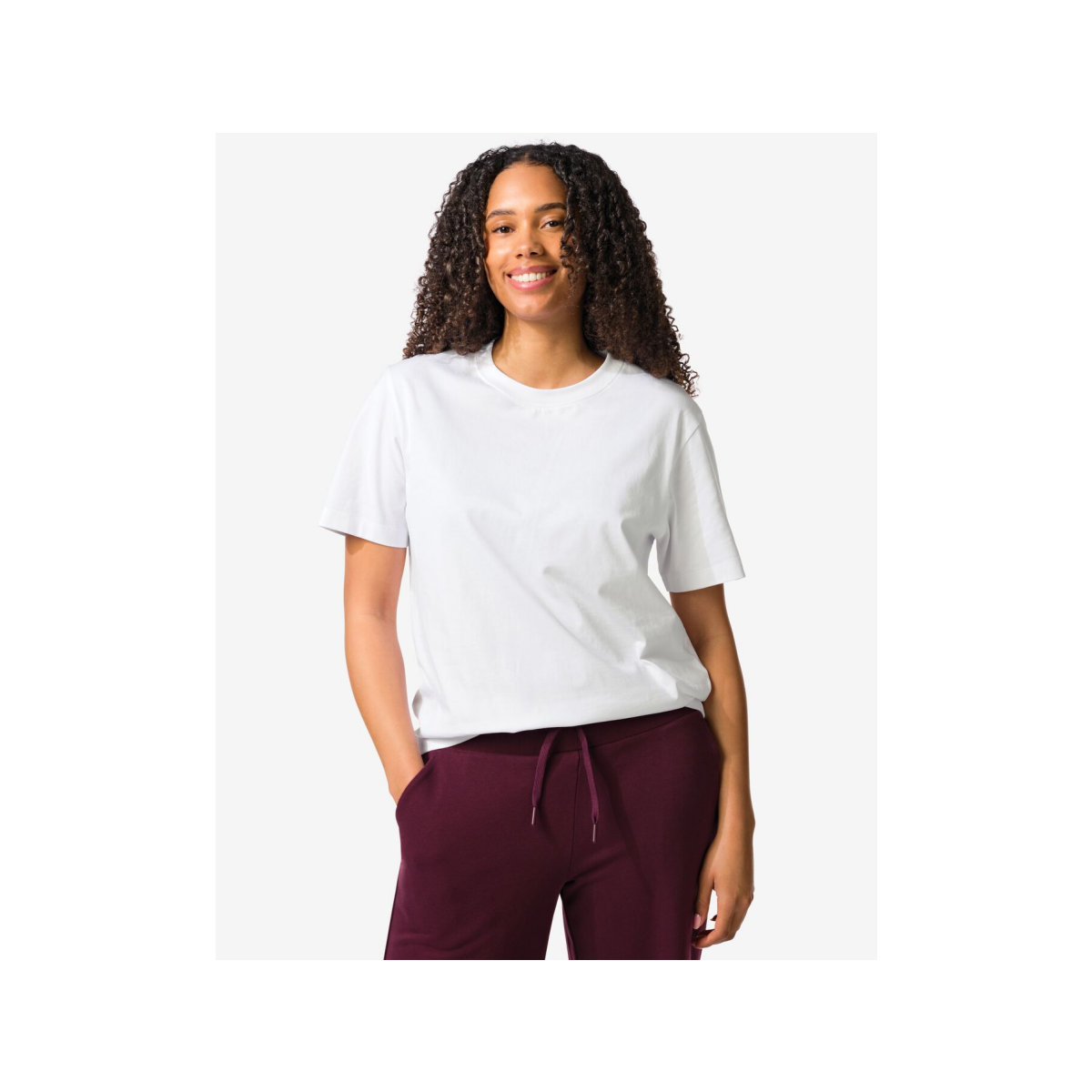 HEMA Dames T-shirt Larissa wit (wit)