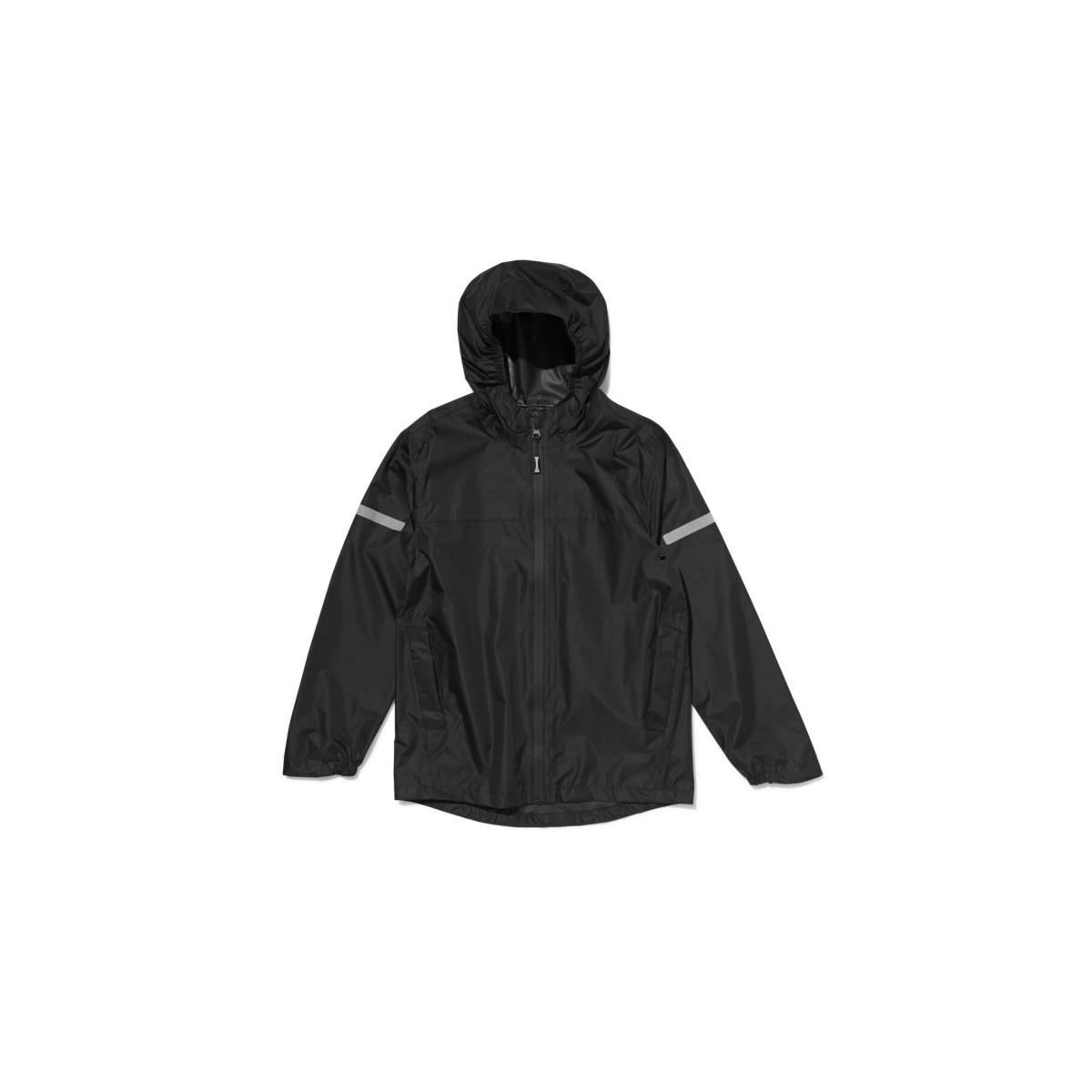 HEMA Regenjas voor kinderen lichtgewicht waterdicht zwart (zwart)