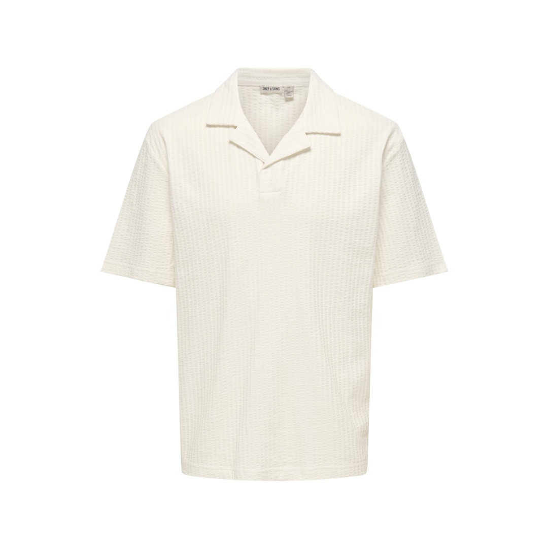 Only & Sons - Herren Poloshirt - Weiß - Größe: L - bei Tara-M