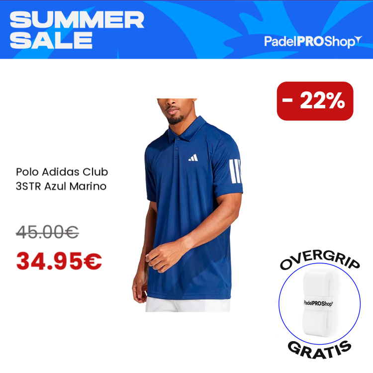 Adidas Polo Adidas Club 3STR Blu marino