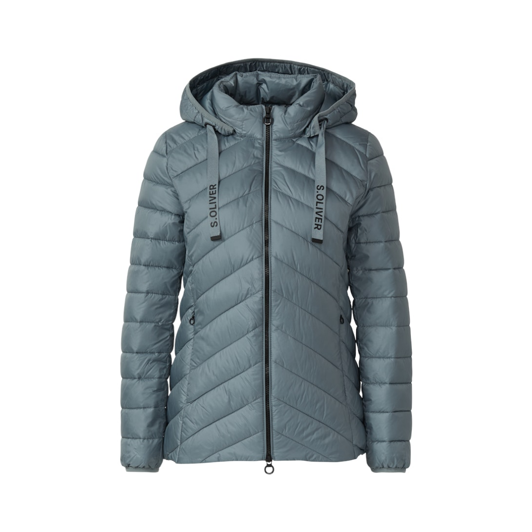 s.Oliver - Damen Kurzjacke - Blau - Größe: 40 - bei Tara-M
