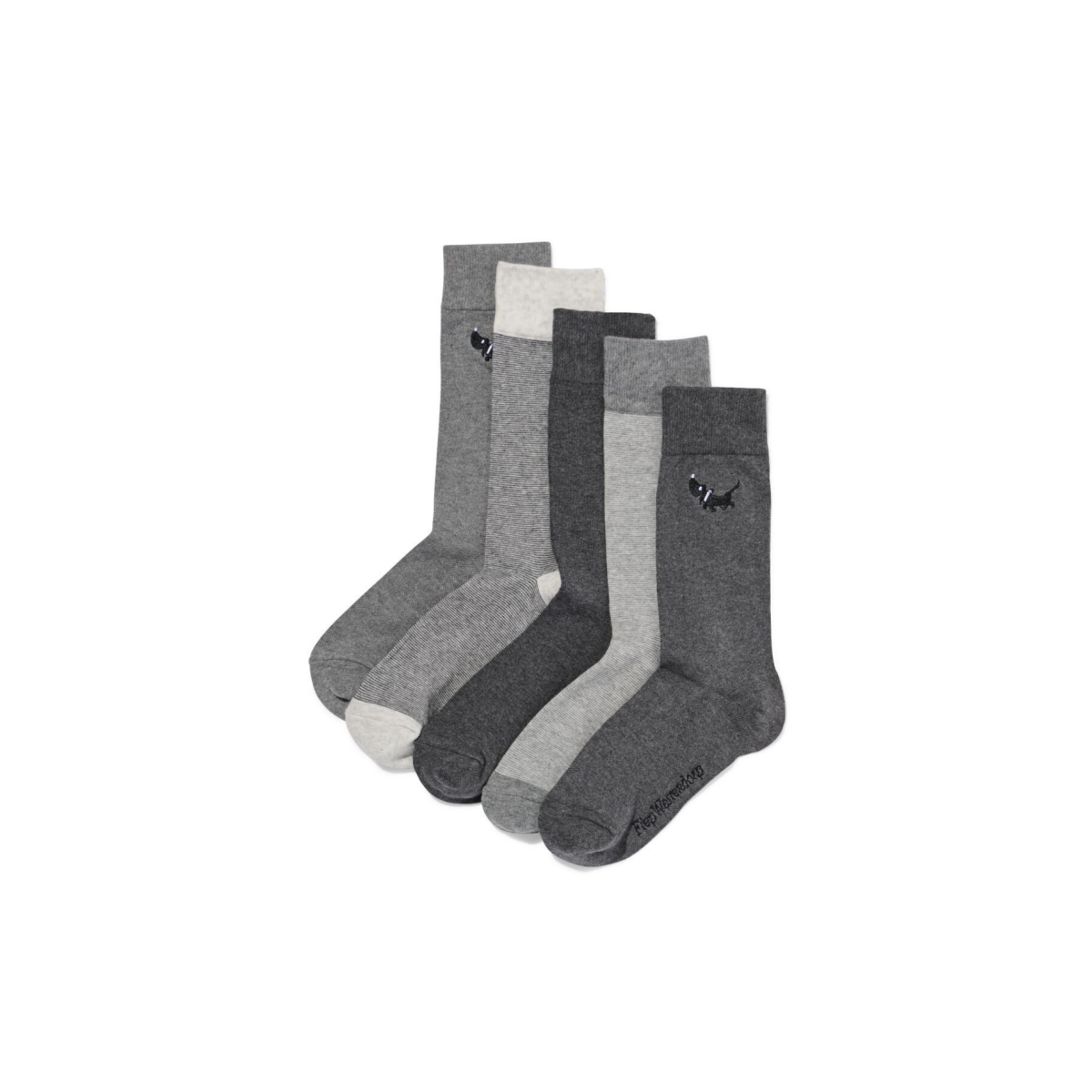 HEMA Takkie herensokken - 5 paar grijsmelange (grijsmelange)