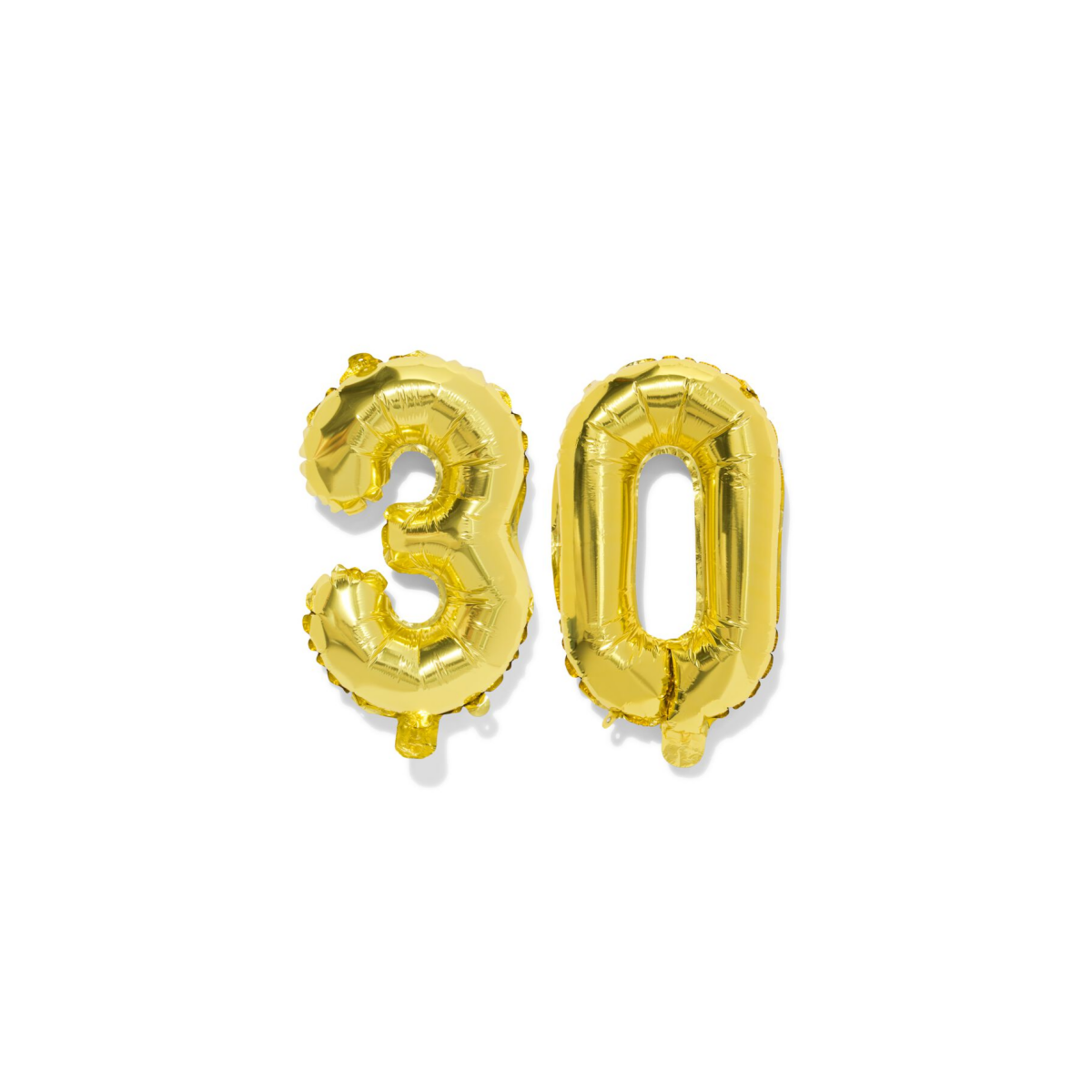 HEMA Folieballon getal 30 60cm goud (goud)