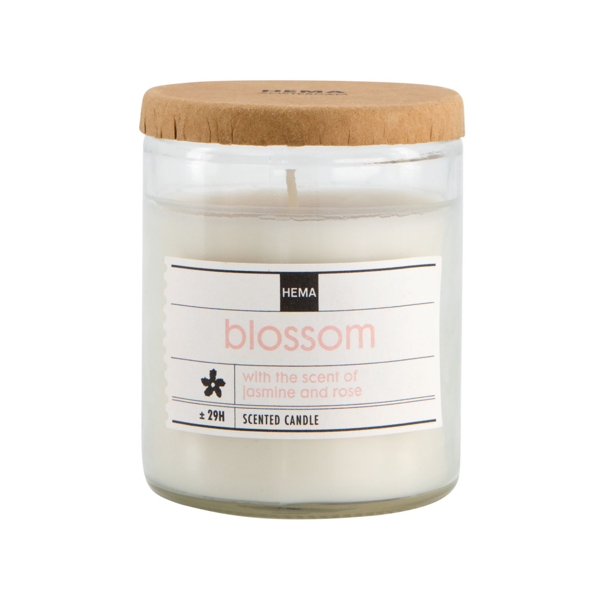HEMA HEMA Geurkaars In Glas Ø6.5 Blossom (wit)