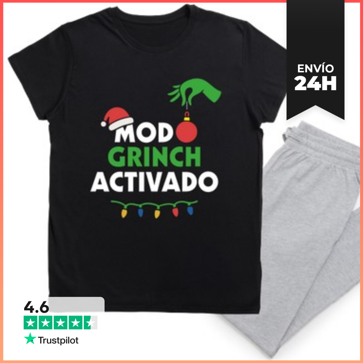 Pijama GRINCH ANTI NAVIDAD LaTostadora