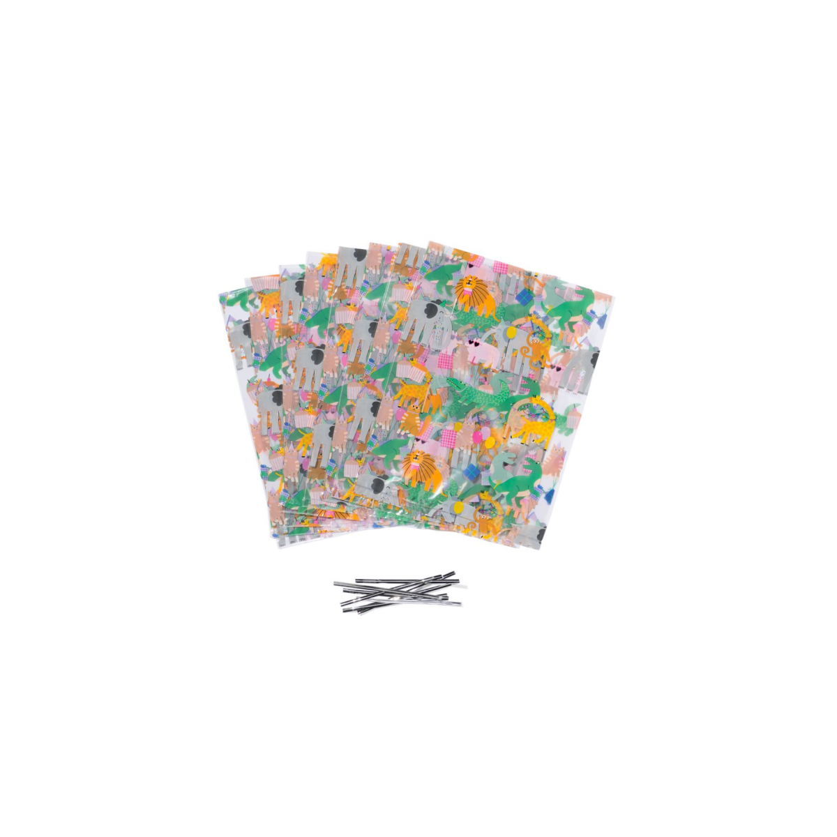 Uitdeelzakjes Feestbeest - 8 Stuks