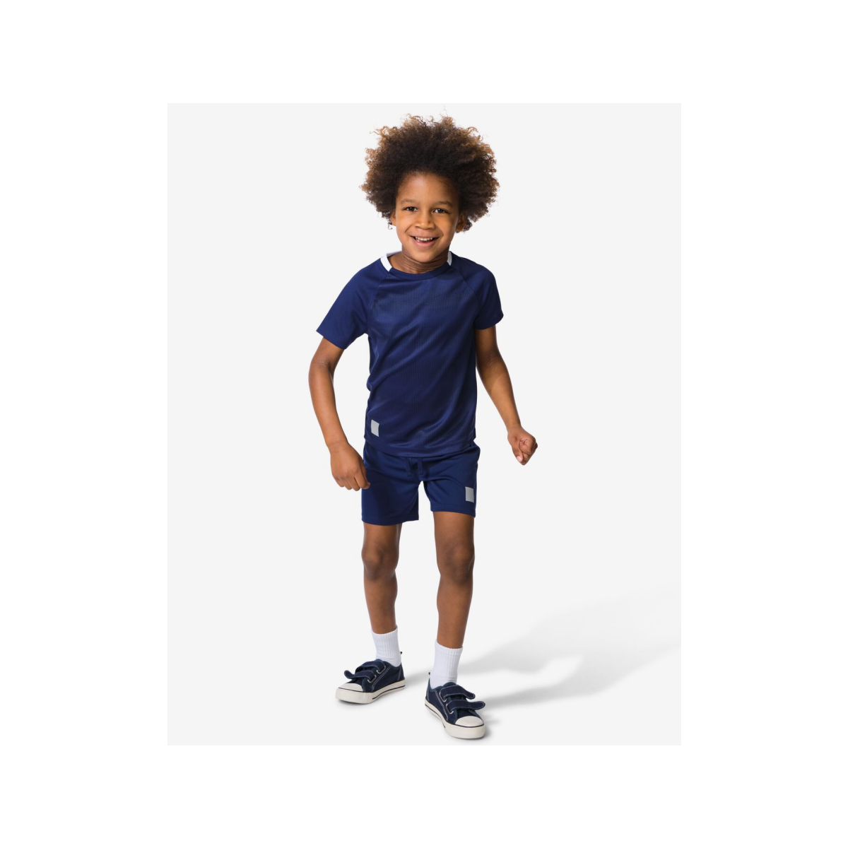 HEMA Kindersportbroek kort donkerblauw (donkerblauw)