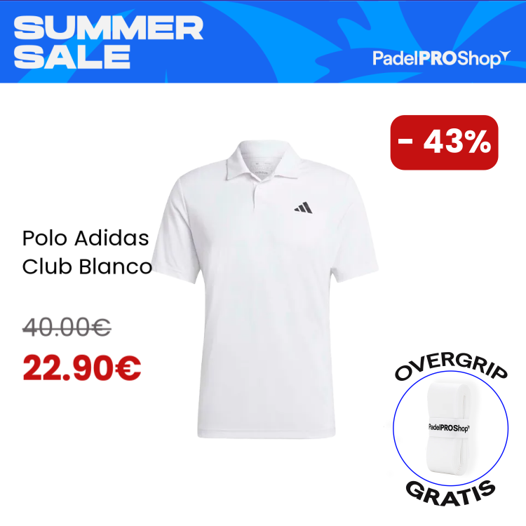 Adidas Polo Adidas Club Bianco