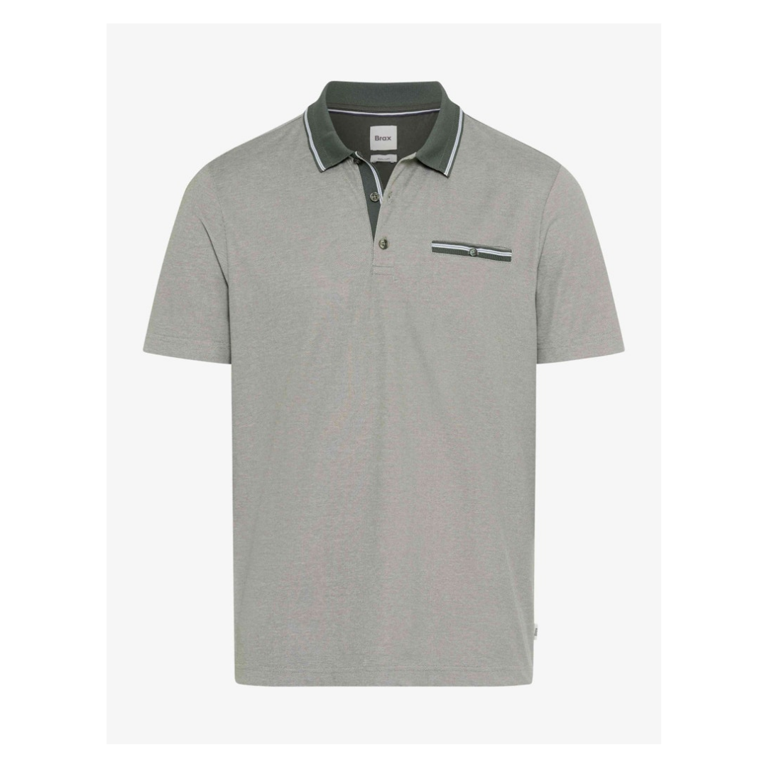 BRAX Polo Shirt Classic Fit Baumwolle-Polyester Navy